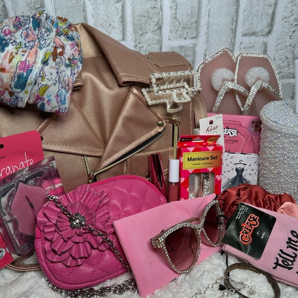Handbags - Tell me about it stud, pink lady bundle 22 pice bundle!!